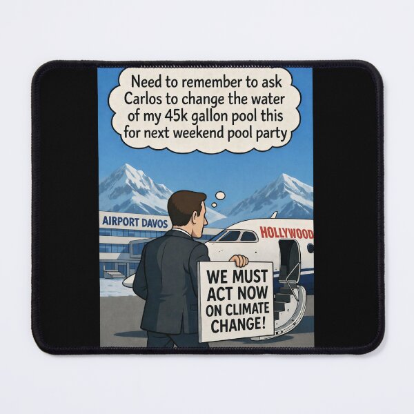 Item preview, Climate Hypocrisy designed and sold by Junior-Design.