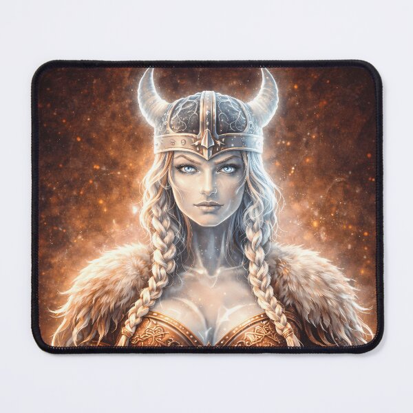 Item preview, Viking Warrior Woman Glowing Fantasy Art designed and sold by KnitOfShadoF.