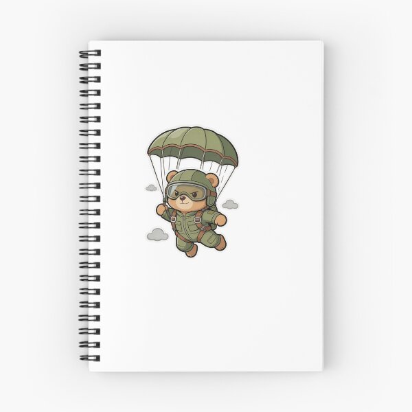 Item preview, Cute Skydiving Bear- Parachute Adventure Cartoon Animal  designed and sold by carestazafeli.