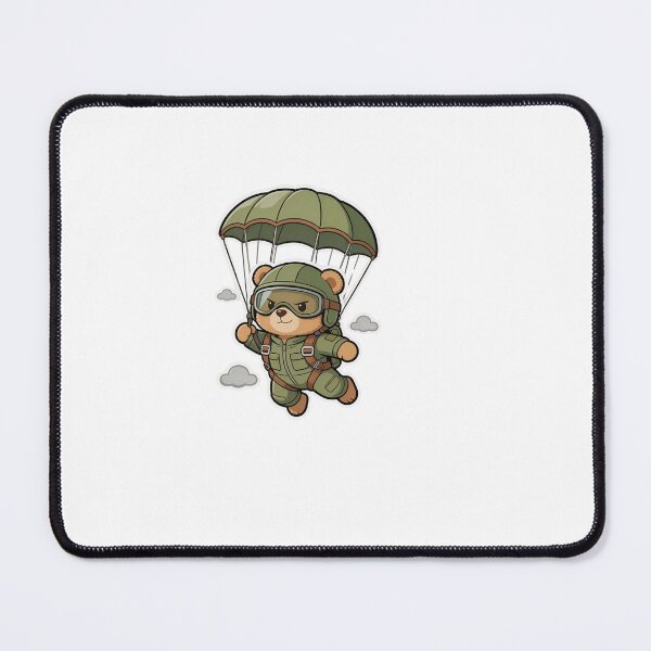 Item preview, Cute Skydiving Bear- Parachute Adventure Cartoon Animal  designed and sold by carestazafeli.