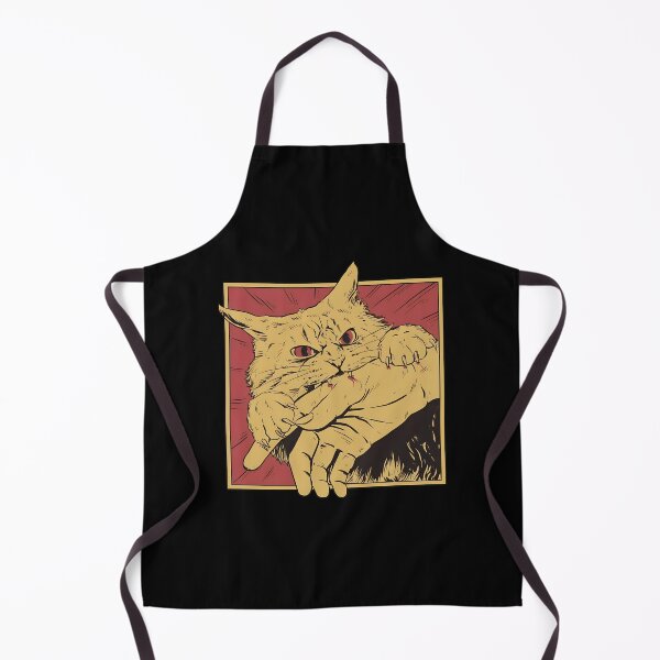 Item preview, Aggressive Cat Bites Finger Retro Comic Tee designed and sold by OlyvieArt.