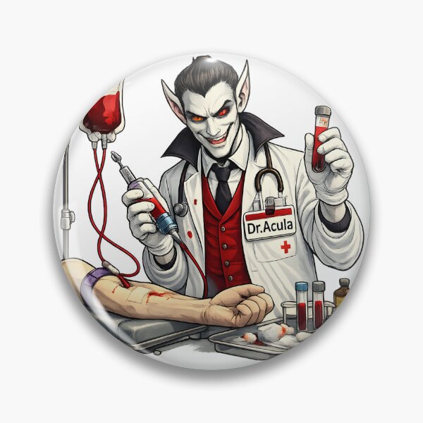 Item preview, Blood-Drawing Vampire designed and sold by Troll Art & Delete.