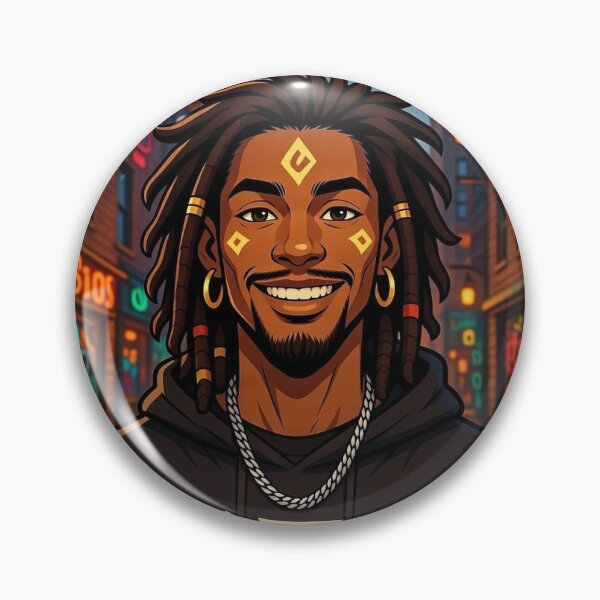 Item preview, Dreadlock hip hop art designed and sold by Match1Mustie.