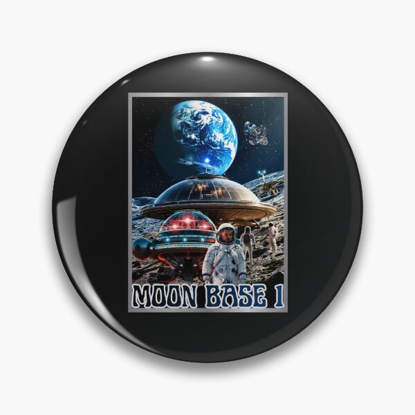 Item preview,  Moon Base I (New Horizon) designed and sold by Tripp Art Studio.