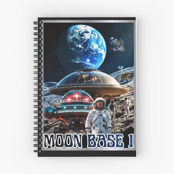 Item preview,  Moon Base I (New Horizon) designed and sold by Tripp Art Studio.