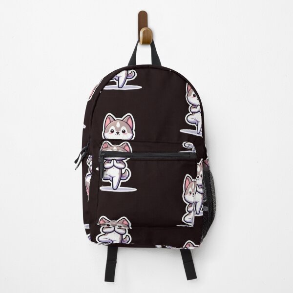 Item preview, Cute Husky Yoga Sticker-Kawaii Dog Meditation Namaste Cartoon  designed and sold by carestazafeli.