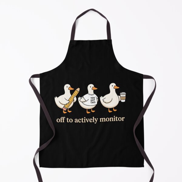 Item preview, Off To Actively Monitor Cute Duck Trio Pencil Coffee You Got This Funny Teacher designed and sold by graphixpolash.