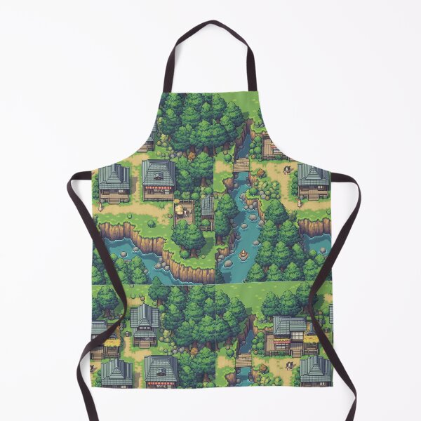 Item preview, Sleepy 32-Bit Village designed and sold by NijiWorld.