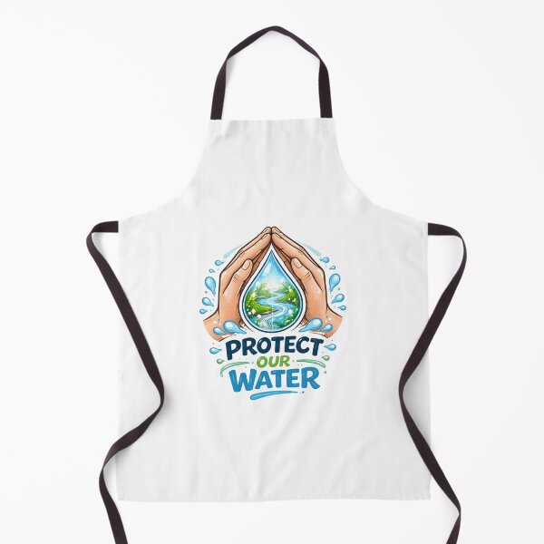 Item preview, Protect Our Water Minimalist Eco Design Clean Earth Awareness for Everyone designed and sold by meesara.