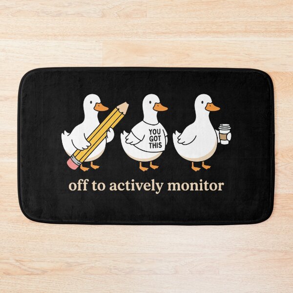 Item preview, Off To Actively Monitor Simple White Duck Trio Pencil Coffee You Got This Teacher designed and sold by graphixpolash.