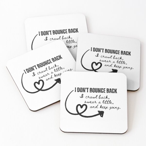 Item preview, I don't bounce back... designed and sold by bruise+blush.