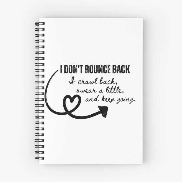 Item preview, I don't bounce back... designed and sold by bruise+blush.