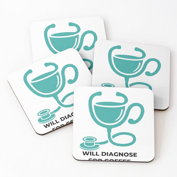 Item preview, Will Diagnose for Coffee Doctor Mug - Funny Doctor Gift - Medical Pun designed and sold by MagicalThreads.