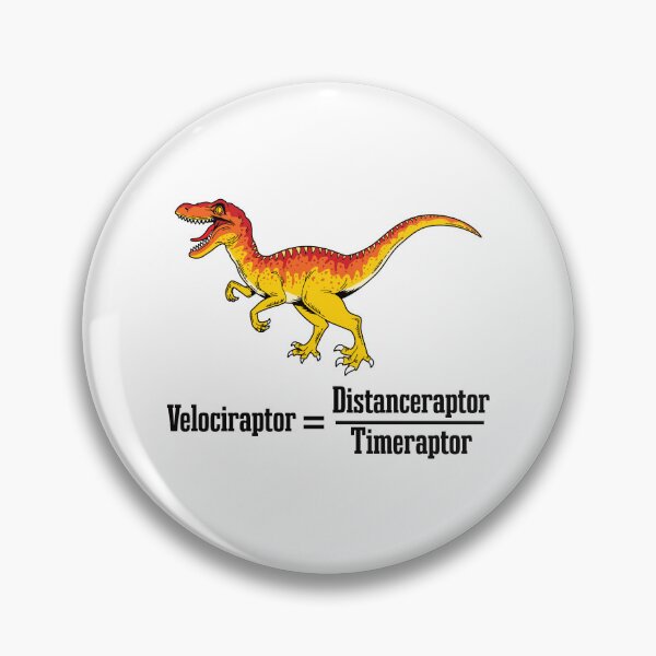 Item preview, Velociraptor Dinosaur Physics Pun designed and sold by mrhighsky.
