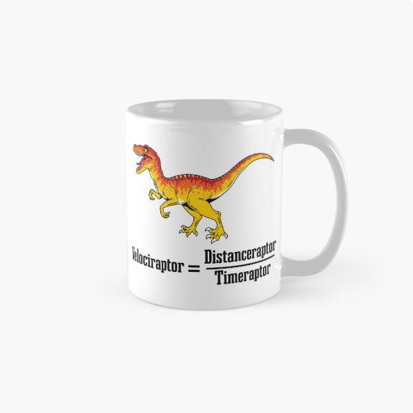 Item preview, Velociraptor Dinosaur Physics Pun designed and sold by mrhighsky.