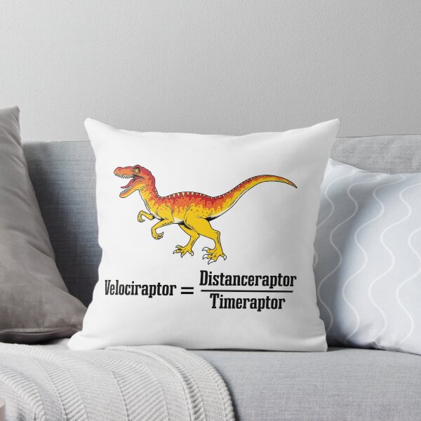 Item preview, Velociraptor Dinosaur Physics Pun designed and sold by mrhighsky.
