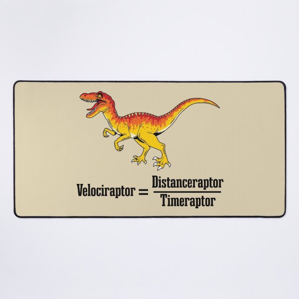 Item preview, Velociraptor Dinosaur Physics Pun designed and sold by mrhighsky.