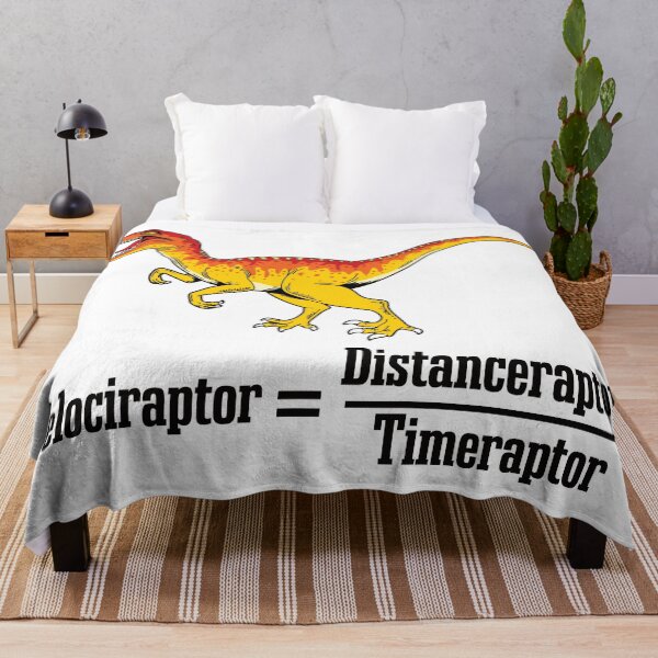 Item preview, Velociraptor Dinosaur Physics Pun designed and sold by mrhighsky.