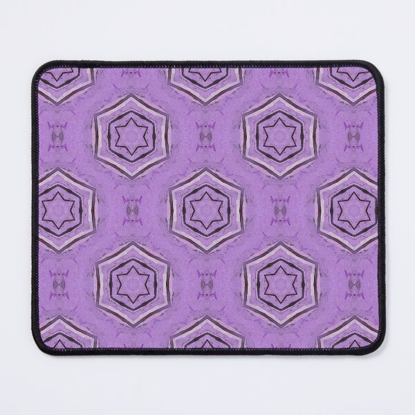 Item preview, Hexagon Star Geometric Pattern in Mauve designed and sold by Artistestella.