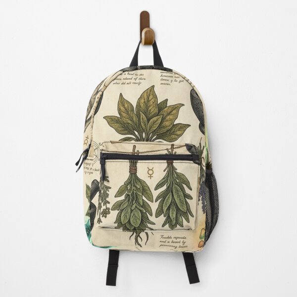 Item preview, Vintage Alchemist Herbalist Botanical Mandrake & Belladonna Pattern designed and sold by InnerwayStudio.