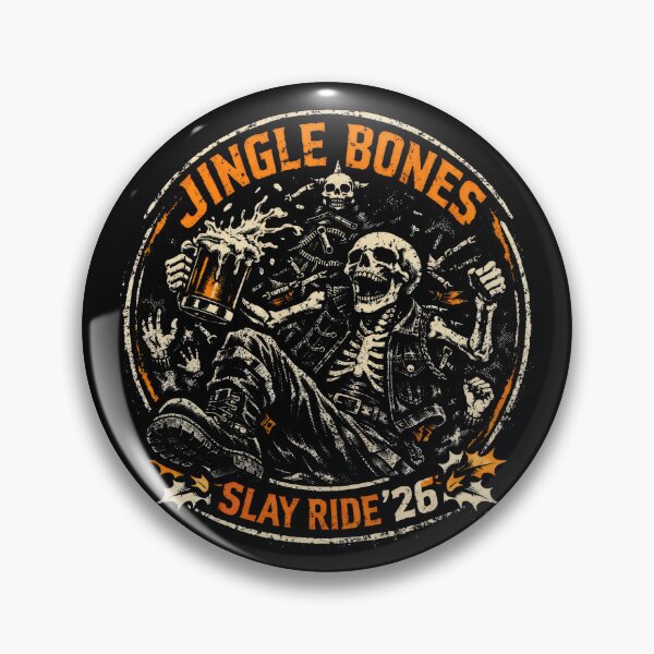 Item preview, Jingle Bones Slay Ride Festive Skeleton designed and sold by SplashTastic.