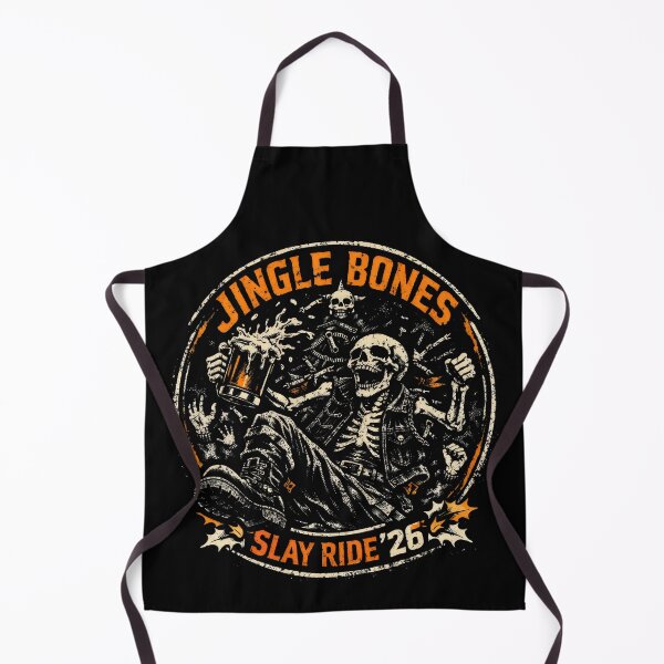 Item preview, Jingle Bones Slay Ride Festive Skeleton designed and sold by SplashTastic.