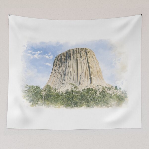 Item preview, Devils Tower National Monument designed and sold by HOMETOWN86.