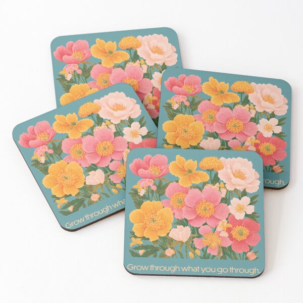 Item preview, Wildflowers Don’t Need Permission – Floral Typography Quote Design designed and sold by BobaBunny76.
