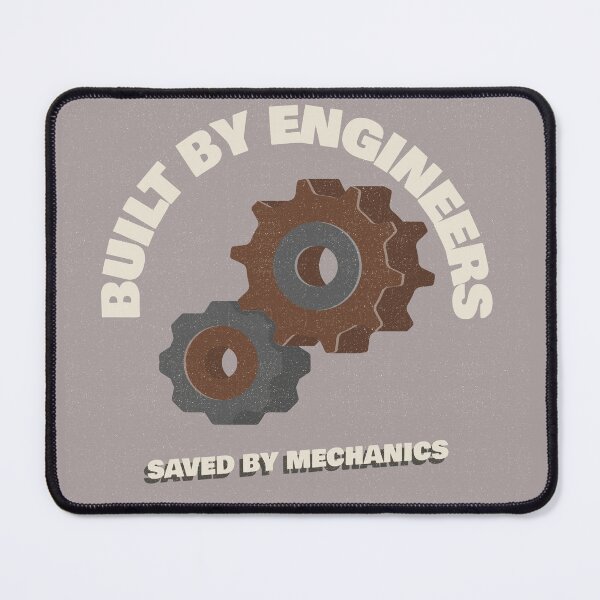 Item preview, Built by Engineers Saved by Mechanics designed and sold by JDWtees.