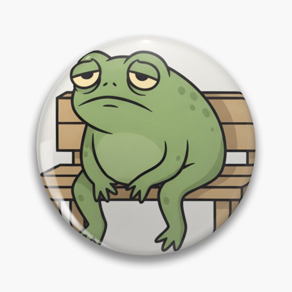 Item preview, Socially Drained Frog Shirt – Funny Introvert Anxiety Meme Tee designed and sold by ZyxDes.