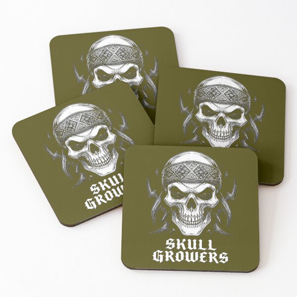 Item preview, Skull Bandana Sticker – Gothic Skull Vinyl Decal for Laptop & Water Bottle designed and sold by VikArtStudio.
