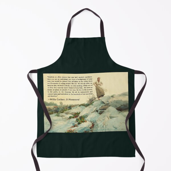 Item preview, Willa Sibert Cather quote: Freedom so often means that one isn't needed anywhere. designed and sold by artbleed.