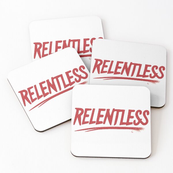 Item preview, Relentless Bold Red Typography designed and sold by Velvet-motive.