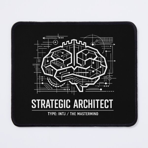 Item preview, Strategic Architect INTJ Mastermind Brain designed and sold by SplashTastic.