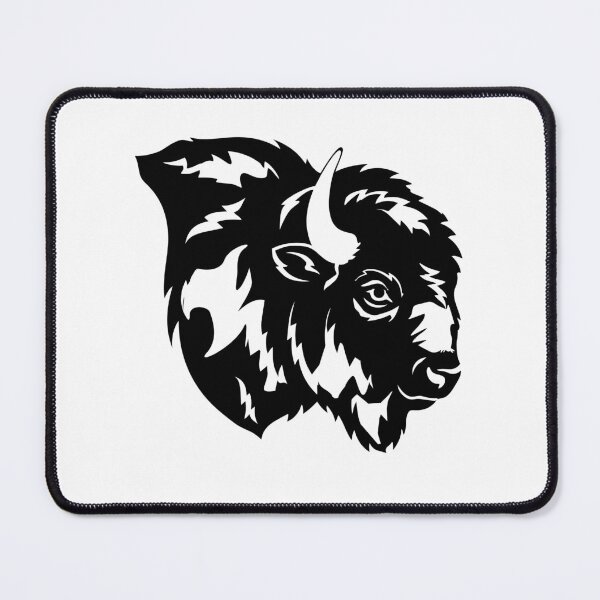Item preview, Buffalo Head Minimalist Design – Western Bison Wildlife Art designed and sold by JulijaArt.