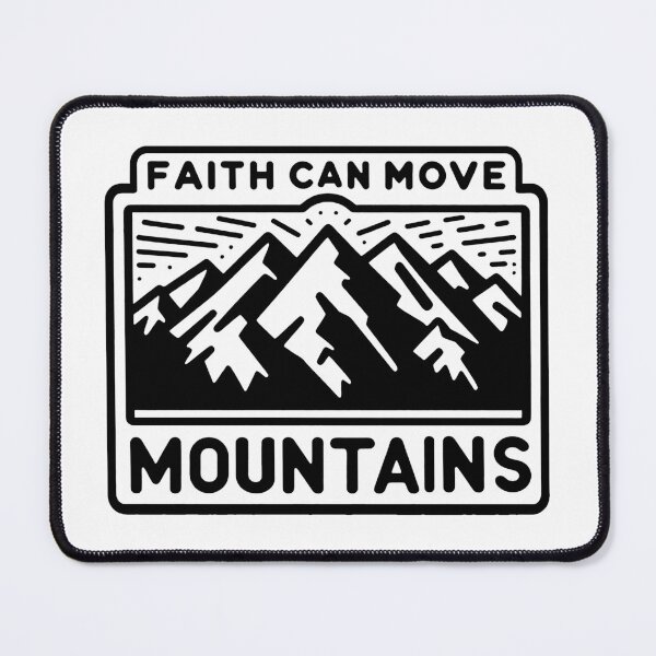 Item preview, Matthew 17:20 Faith Can Move Mountains designed and sold by plushism.
