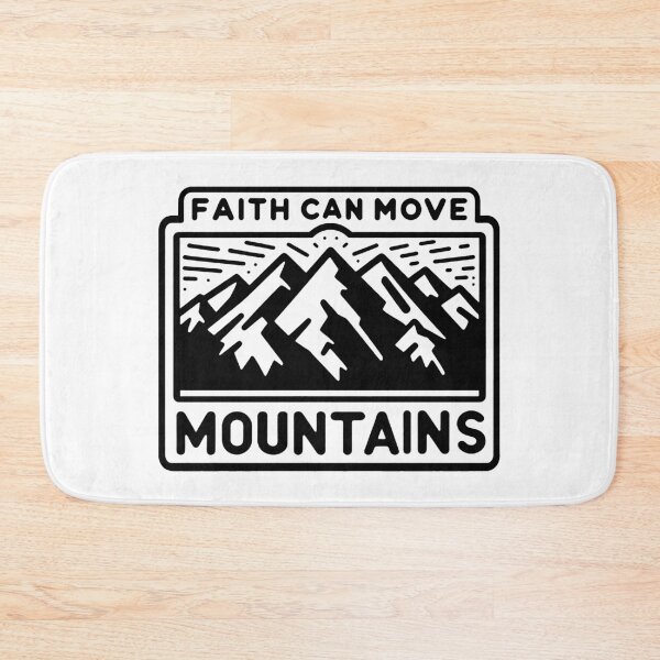 Item preview, Matthew 17:20 Faith Can Move Mountains designed and sold by plushism.
