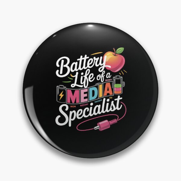 Item preview, Battery Life of A Media Specialist Back to School designed and sold by CHCsCollection.