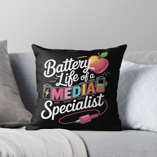 Item preview, Battery Life of A Media Specialist Back to School designed and sold by CHCsCollection.
