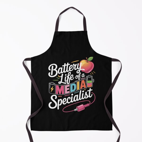 Item preview, Battery Life of A Media Specialist Back to School designed and sold by CHCsCollection.