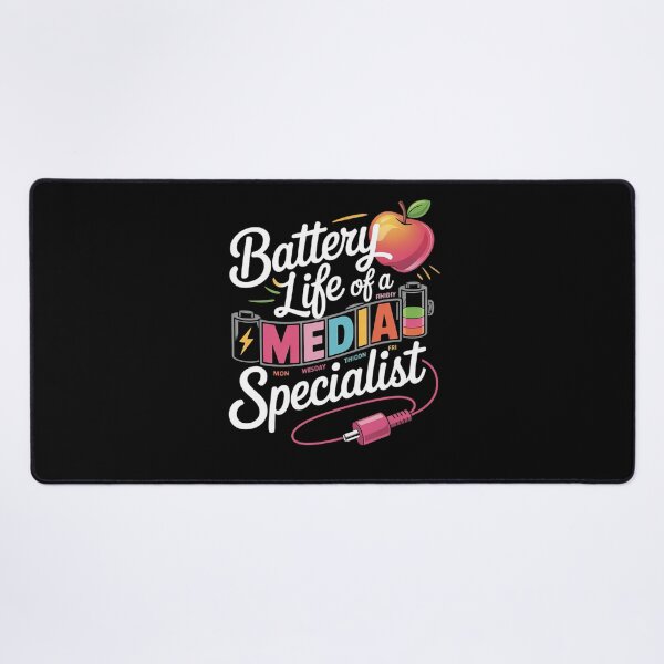 Item preview, Battery Life of A Media Specialist Back to School designed and sold by CHCsCollection.