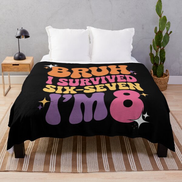 Item preview, Bruh I Survived Six Seven I’m 8 Years Old Birthday Girl designed and sold by BvgBytez.