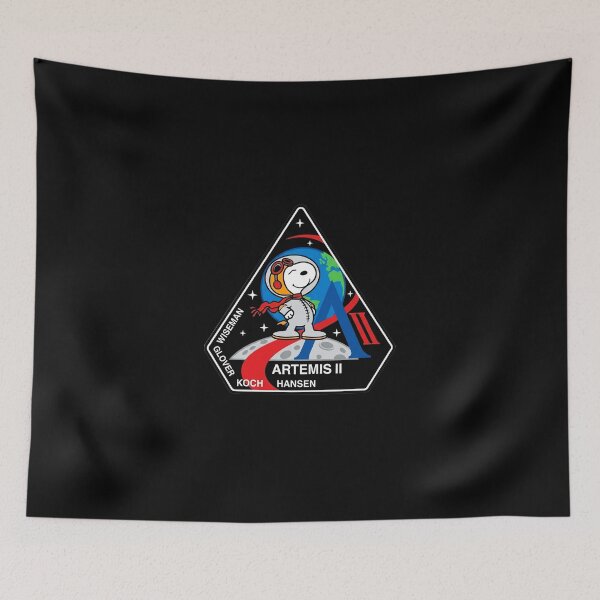 Item preview, Artemis II NASA Moon Mission Snoopy designed and sold by JustuKitties.