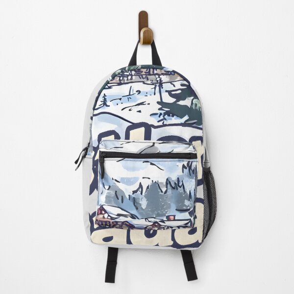 Item preview, Whistler BC Canada Retro Cute Skiing Resort Landscape designed and sold by HowToCanadian.