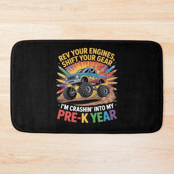 Item preview, Back to School Pre-K Preschool Monster Truck First Day designed and sold by mark-krisav.