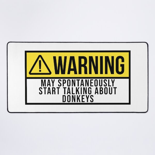Item preview, Donkey Warning designed and sold by XCIV.