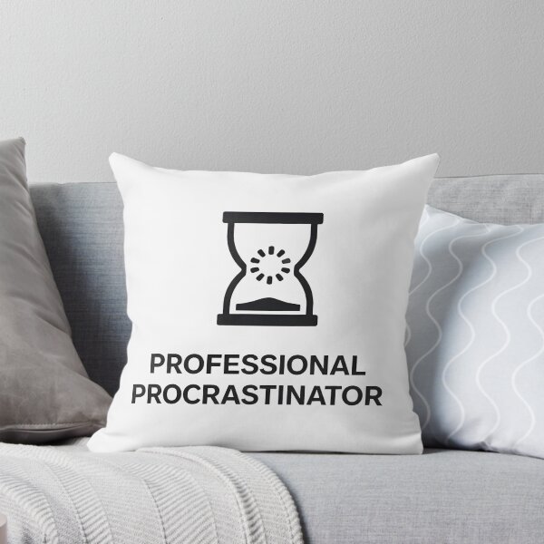 Item preview, Professional Procrastinator Hourglass Minimalist designed and sold by SplashTastic.