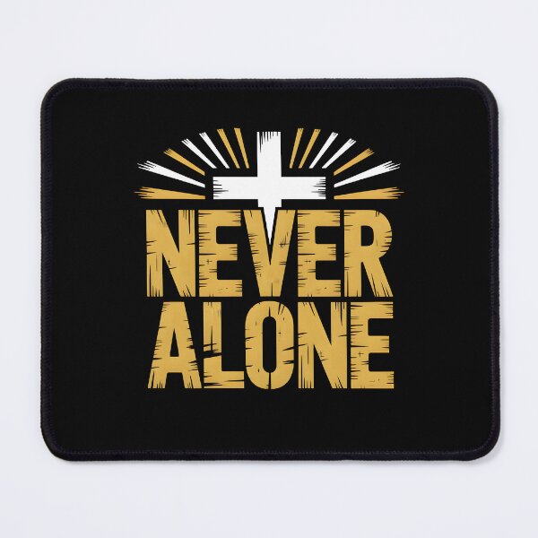 Item preview, Never Alone - Faith Based Graphic Tee designed and sold by ForgedByFaith.