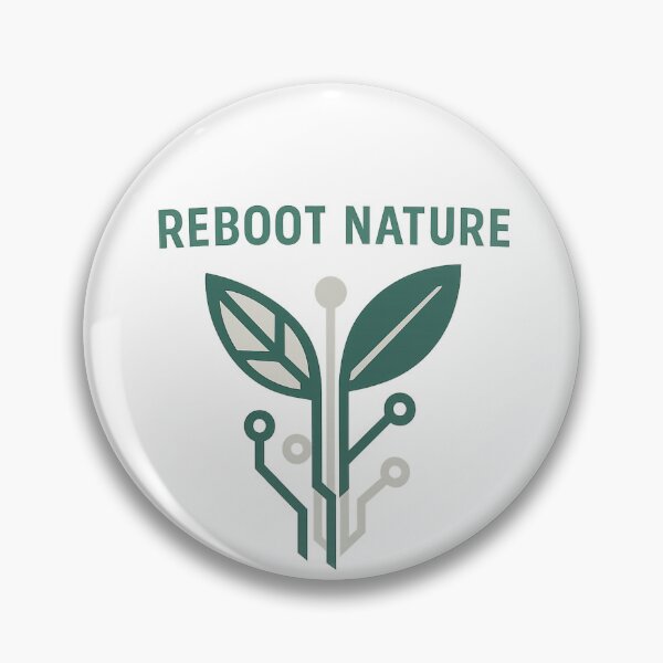 Item preview, Reboot Nature Tech Logo designed and sold by Velvet-motive.