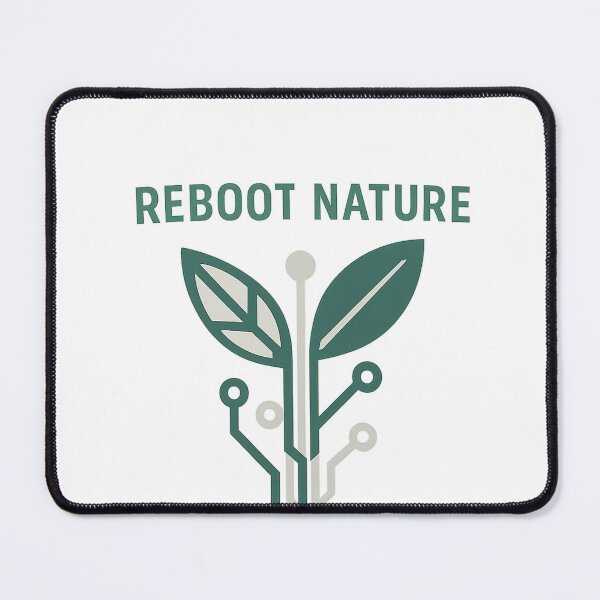 Item preview, Reboot Nature Tech Logo designed and sold by Velvet-motive.